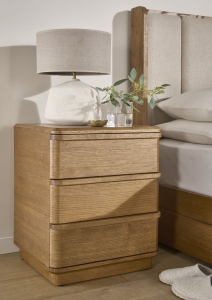 3 DRAWER BEDSIDE