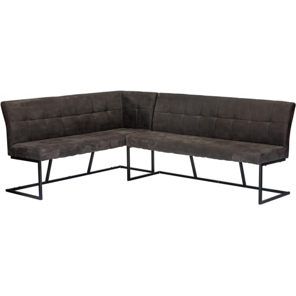 FULTON CORNER BENCH - CHARCOAL