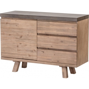 SMALL SIDEBOARD WITH 1 DOOR 3 DRAWERS