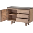 SMALL SIDEBOARD WITH 1 DOOR 3 DRAWERS