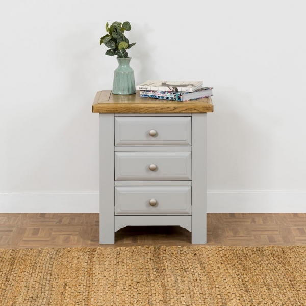 3 DRAWER BEDSIDE