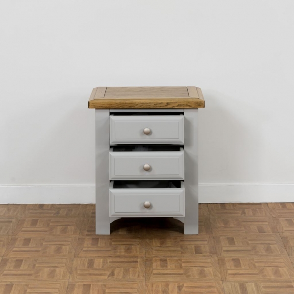 3 DRAWER BEDSIDE