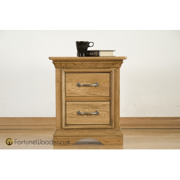 2 DRAWER BEDSIDE