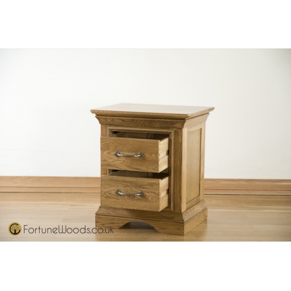 2 DRAWER BEDSIDE