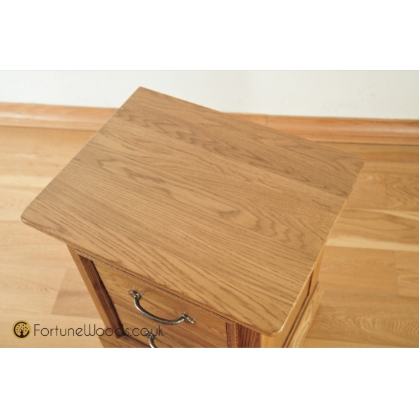2 DRAWER BEDSIDE