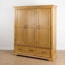 TRIPLE WARDROBE WITH DRAWERS