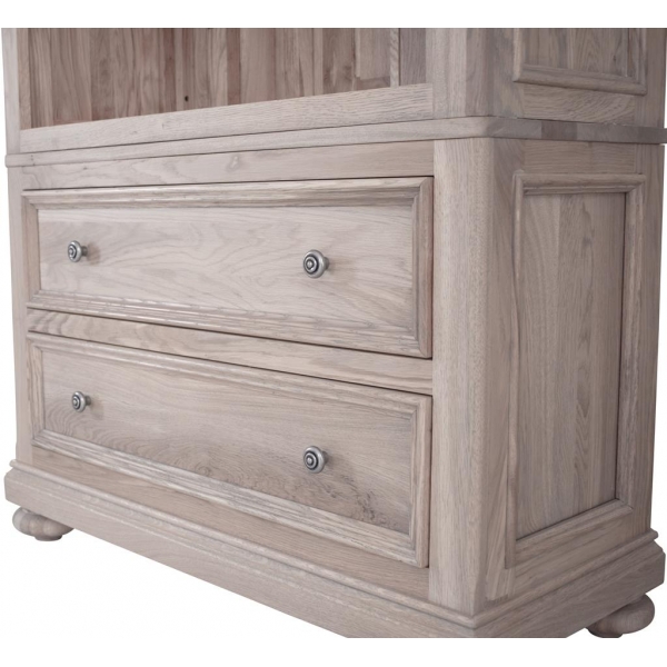 BOOKCASE WITH 2 DRAWERS