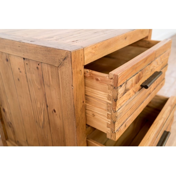 2 DRAWER BEDSIDE