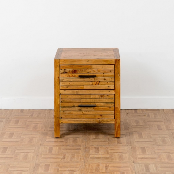 2 DRAWER BEDSIDE