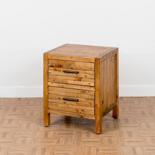 2 DRAWER BEDSIDE