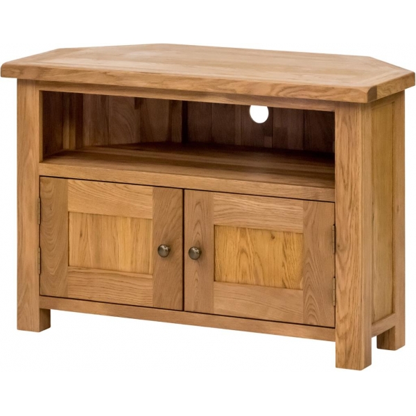 CORNER TV UNIT WITH DOORS