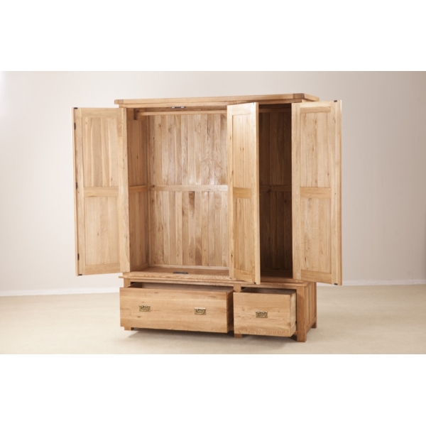 TRIPLE WARDROBE WITH DRAWERS