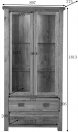 GLASS DISPLAY CABINET