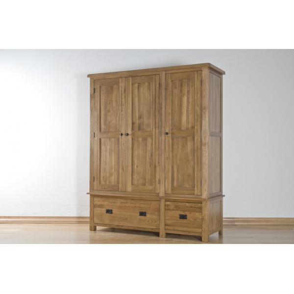 TRIPLE WARDROBE WITH DRAWERS