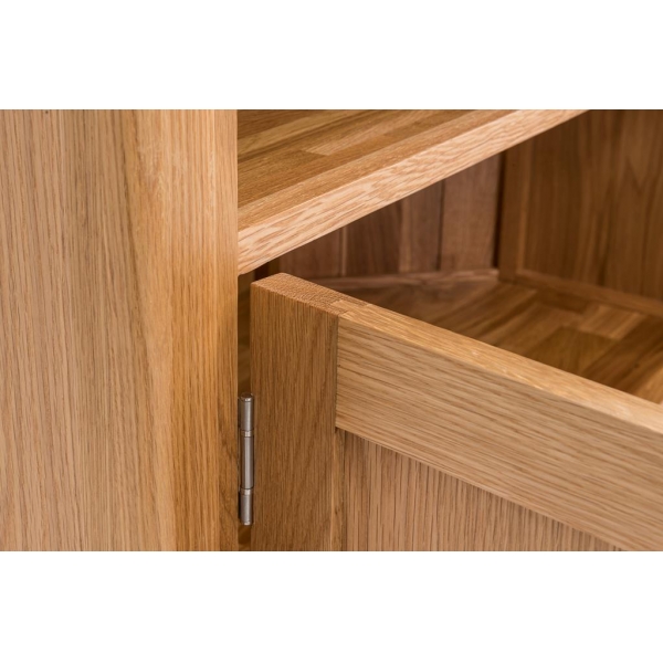CORNER TV UNIT WITH DOORS