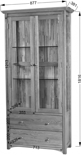 GLASS DISPLAY CABINET