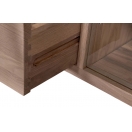 LARGE TV UNIT WITH GLASS DOORS