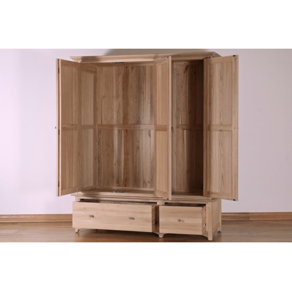 TRIPLE WARDROBE WITH DRAWERS