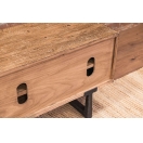 LARGE TV UNIT WITH WOODEN DOORS